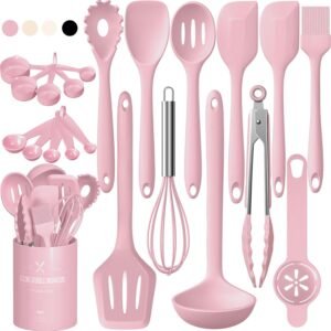Umite Chef 22Pcs Silicone Cooking Utensils Set, Heat Resista...