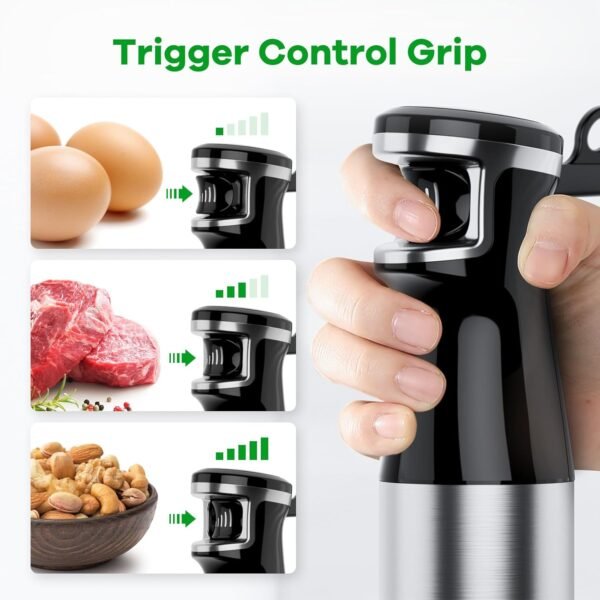 Immersion Blender Handheld Corded Hand Blenders Set 1100W, T... - Image 3