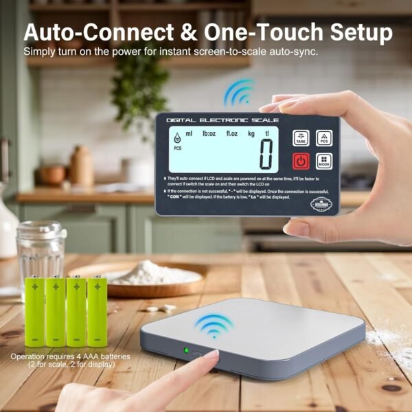 AWLKIM® Digital Kitchen Food Scale -Detachable Display Elect... - Image 5