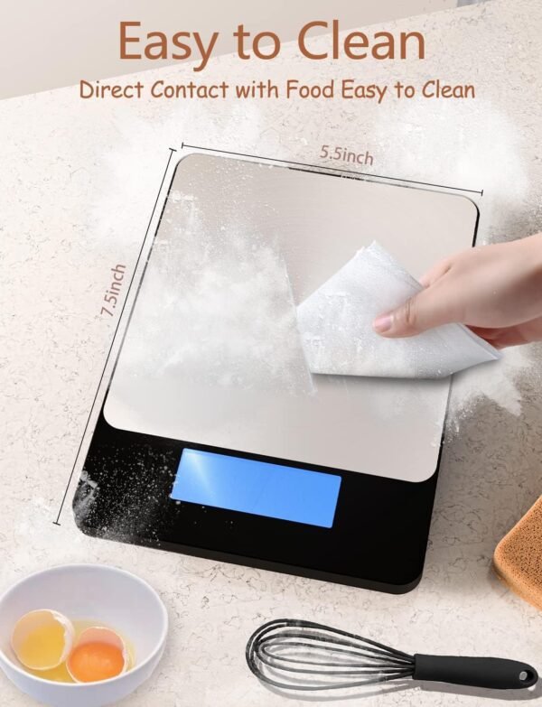 Food Scale -33lb Digital Kitchen Scale for Food Ounces Grams... - Image 6