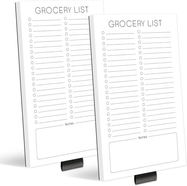 Evercio Grocery List Magnetic Notepad for Refrigerator | For...