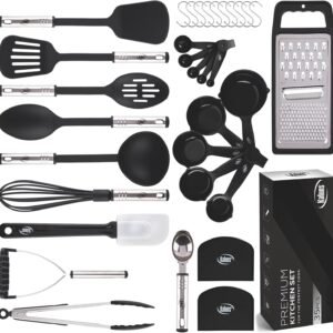 Kitchen Utensils Set 35 PCS Cooking Utensils Set, Nonstick a...