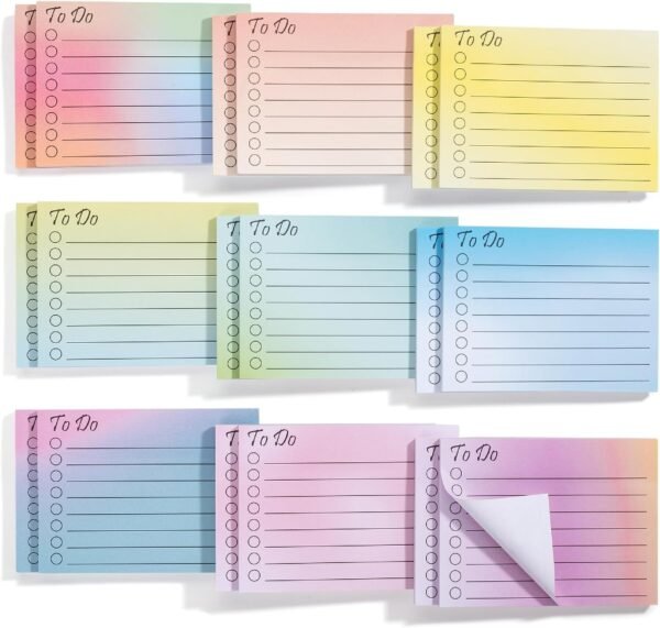 Mr. Pen- to Do List Sticky Notes, 3"x4", 900 Sheets, Gradien...