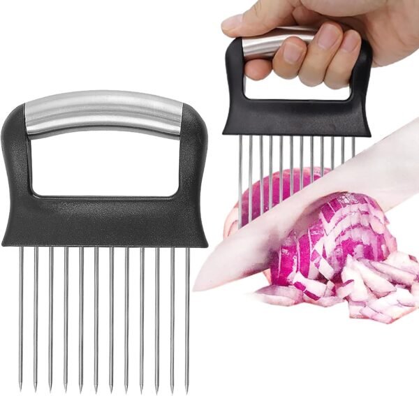 Suuker Onion Holder for Slicing, Large Onion Cutter Vegetabl...