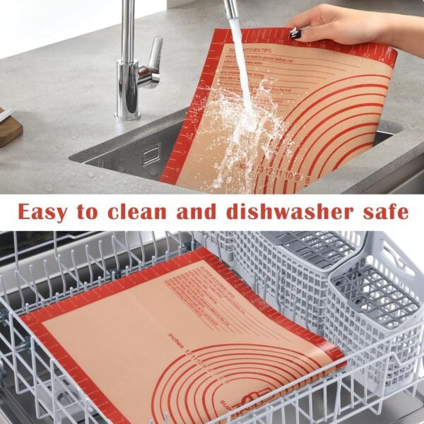 Non-slip Silicone Pastry Mat Extra Large with Measurements 2... - Image 9