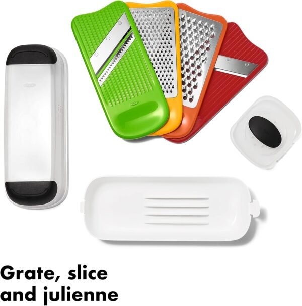 OXO Good Grips Complete Grate & Slice Set - NEW, White - Image 3