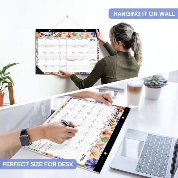 Desk Calendar 2025-2026, 18 Months Calendar Runs from July 2... - Image 7