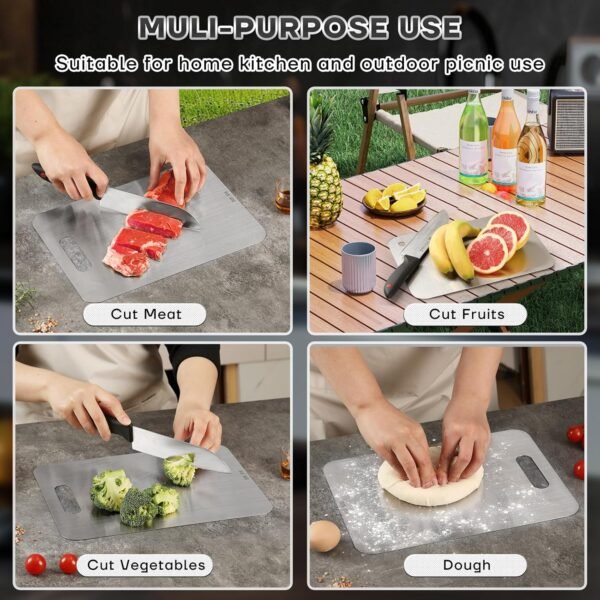 Titanium Cutting Boards for Kitchen-2025 New Upgrade 100% Pu... - Image 5