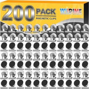 200 Pack Strong Magnetic Clips, Fridge Magnets Refrigerator ...