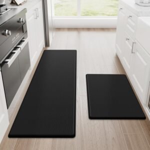 StepRite Kitchen Mats, 2PCS Kitchen Rugs, Cushioned Anti Fat...