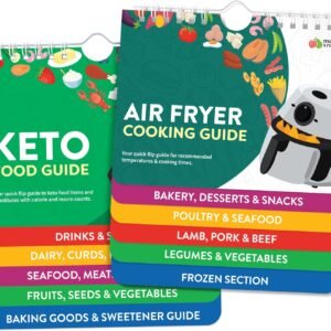 Air Fryer & Keto Cookbook Magnets - Set of 2 (7”x6”) - Air F...