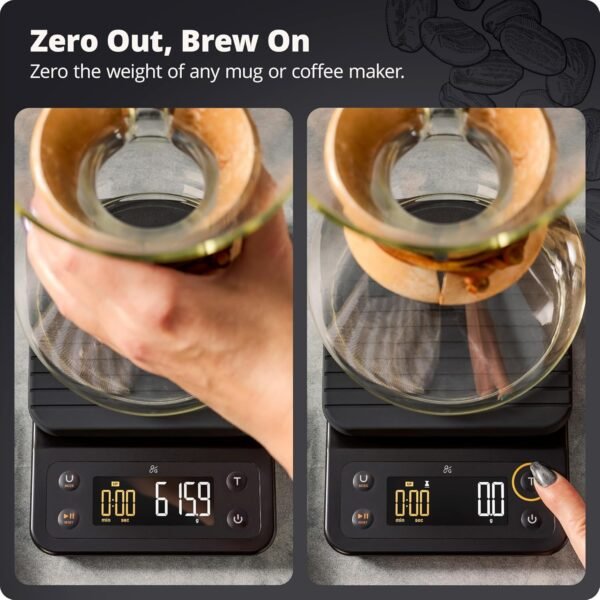 Greater Goods 0.1g Precision Coffee Scale with Timer – 3kg D... - Image 6