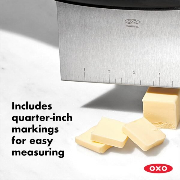 OXO Good Grips Stainless Steel Bench Scraper & Chopper, Doug... - Image 4