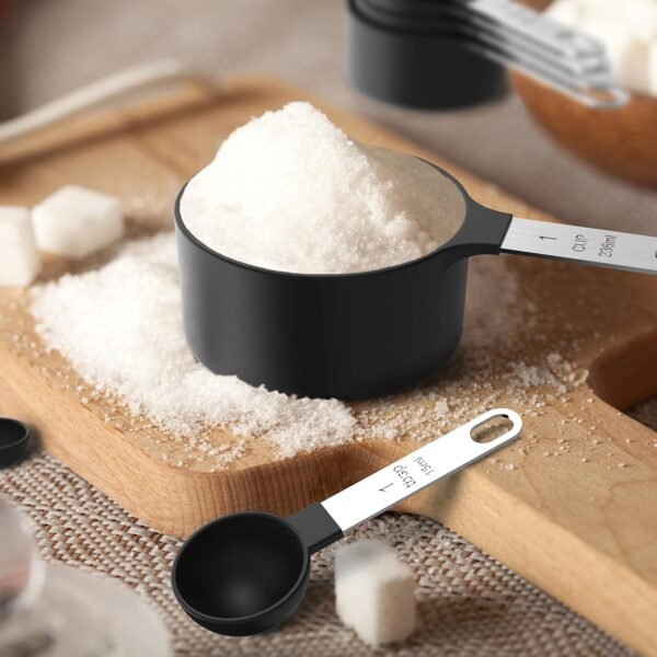 TILUCK Measuring Cups & Spoons Set, Stackable Cups and Spoon... - Image 6