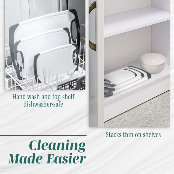 Cutting Boards for Kitchen - BPA-Free Chopping Board - Diffe... - Image 7