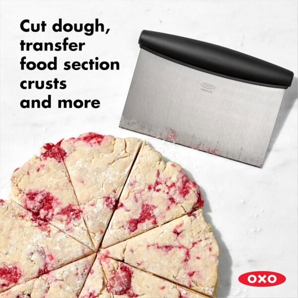 OXO Good Grips Stainless Steel Bench Scraper & Chopper, Doug... - Image 6