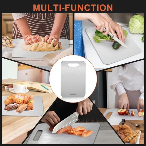 Cutting Boards for Kitchen, Cutting Board, Foodgrade Stainle... - Image 5