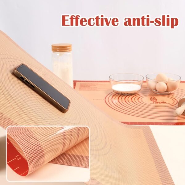 Non-slip Silicone Pastry Mat Extra Large with Measurements 2... - Image 4