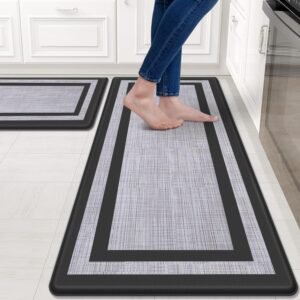 Mattitude Kitchen Mat [2 PCS] Cushioned Anti-Fatigue Non-Ski...