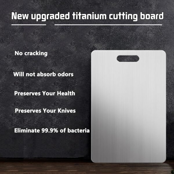 Titanium Cutting Boards For Kitchen, 3Pcs 100% Pure Cut Tita... - Image 2