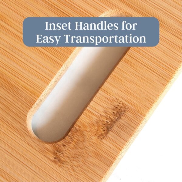 Totally Bamboo 3-Piece Bamboo Cutting Board Set – Reversible... - Image 5