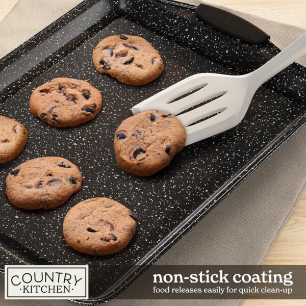 Country Kitchen Nonstick Stackable Bakeware Set - Durable, E... - Image 6