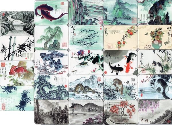 Chinese Writing Brush Style Fridge Magnets Refrigerator Magn...