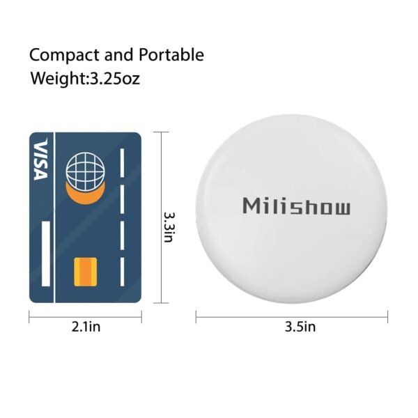 Compact Mirror with LED Light,1x/10x Magnifying Rechargeable... - Image 4