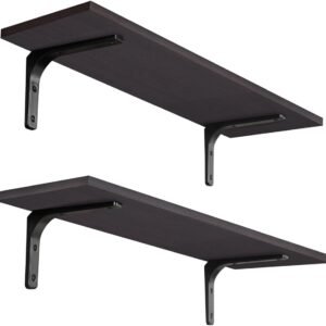 DINZI LVJ Long Wall Shelves, 23.6 Inch Wall Mounted Shelves ...