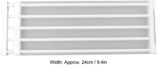 Expandable Closet Tension Shelf, PP Steel Tube Adjustable Wa... - Image 3