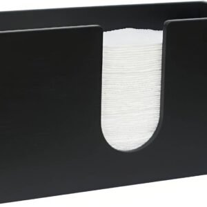 Paper Towel Dispenser Countertop, Bamboo Paper Hand Towel Ho...