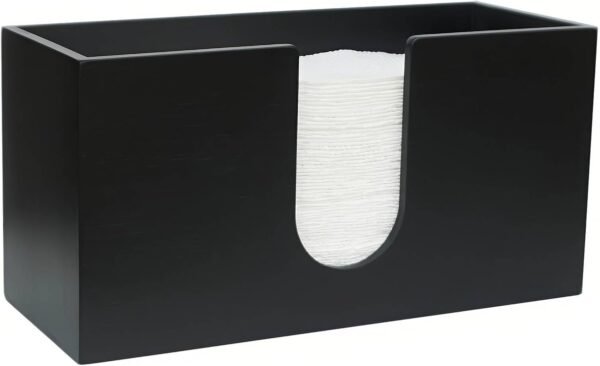 Paper Towel Dispenser Countertop, Bamboo Paper Hand Towel Ho...