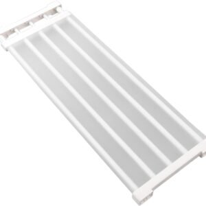 Expandable Closet Tension Shelf, PP Steel Tube Adjustable Wa...