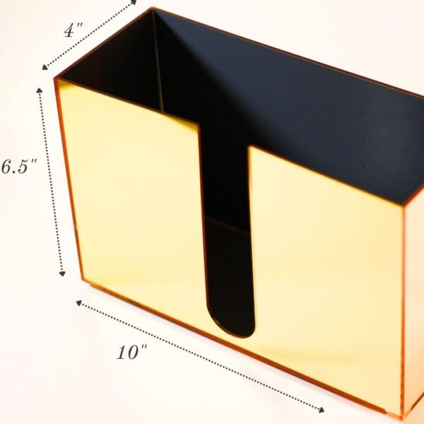Paper Towel Dispenser Countertop, Gold Paper Towel Holder Co... - Image 7