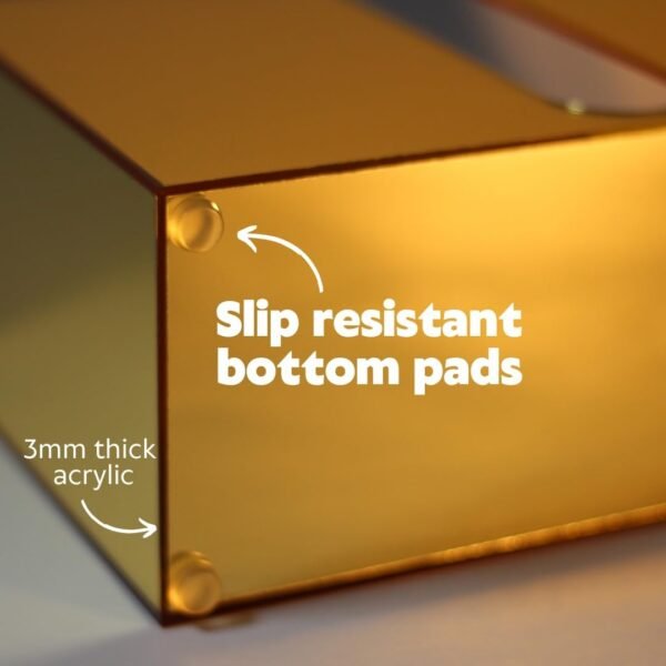 Paper Towel Dispenser Countertop, Gold Paper Towel Holder Co... - Image 5