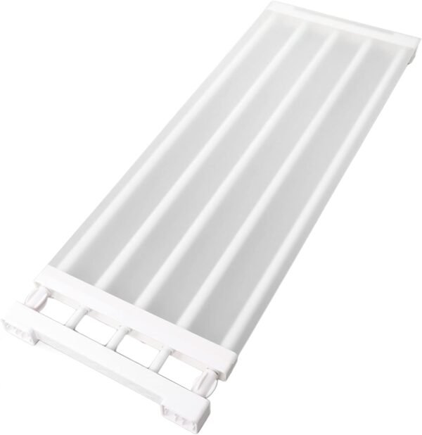 Expandable Closet Tension Shelf, PP Steel Tube Adjustable Wa... - Image 8
