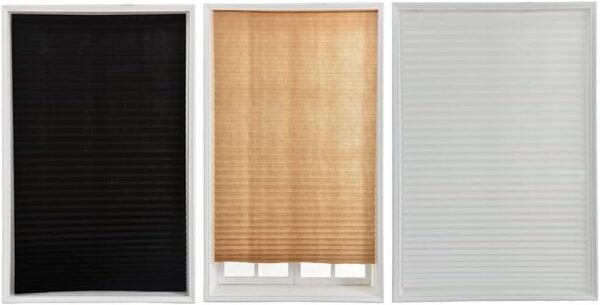 Temporary Blinds, Vertical Pleated Blinds No Drilling Self A... - Image 6