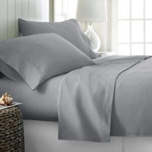 100% Egyptian Cotton Full XL Bed Sheet Set 4 Piece, 800 Thre...