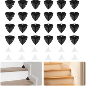 MOROBOR Stair Dust Inner Corners for Wooden Steps, 36pcs Dec...