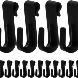 20pcs Mini Plastic Over Door Hooks Sturdy Hanger for Towels ...