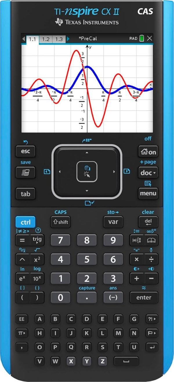 Texas Instruments TI-Nspire CX II CAS Color Graphing Calcula...