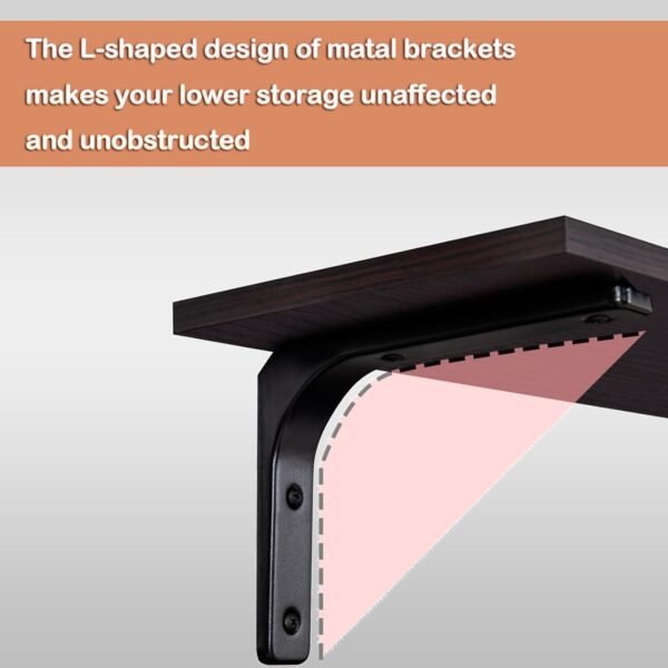 DINZI LVJ Long Wall Shelves, 23.6 Inch Wall Mounted Shelves ... - Image 9
