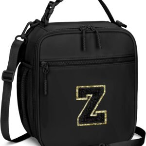 Initial Insulated Lunch Bag for Boys Kids, Back to School Gi...