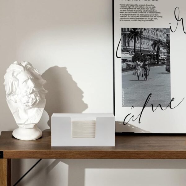 Paper Towel Dispenser Countertop, Acrylic Paper Towel Holder... - Image 8