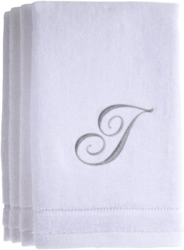 Monogrammed Towels Fingertip, Personalized Gift, 11 x 18 Inc...