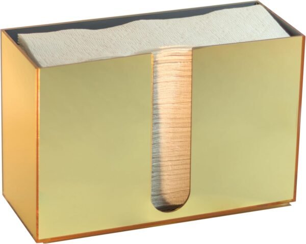 Paper Towel Dispenser Countertop, Gold Paper Towel Holder Co...