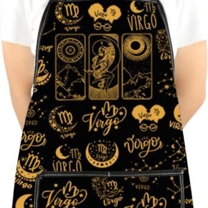 VAMSII Vi-rgo Z-odiac Inspired Gift Virg-o Zo-diac Apron Wit...