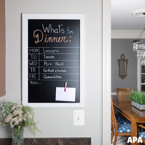 Ilyapa Rustic Wooden Magnetic Kitchen Chalkboard Sign - 20x3... - Image 5
