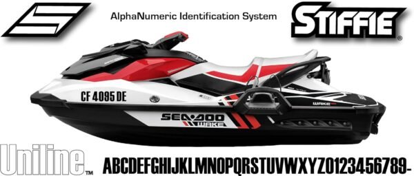 STIFFIE Uniline Gold Rush 3" Boat & PWC Registration Decals ... - Image 2