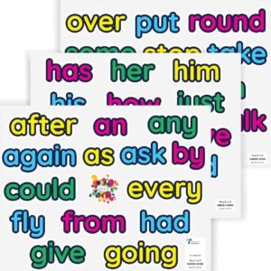 StikArt 41 Dolch Sight Words Wall Decals (First Grade List)